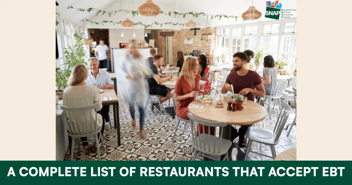 Restaurants That Accept EBT Complete SNAP RMP List