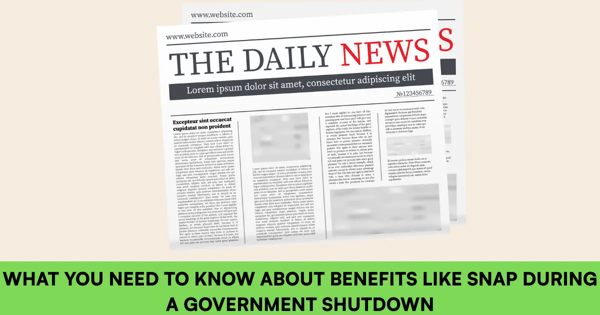 What you need to know about benefits like SNAP during a government shutdown